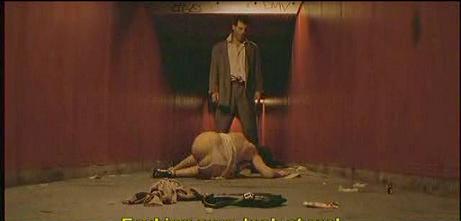 The irreversible rape scene, the most famous scene of rape, with Monica Bellucci.