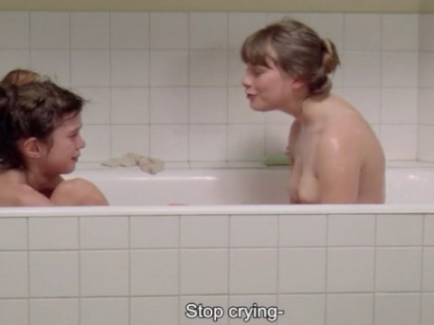 Teens in bath