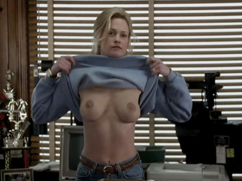 Nude Melanie Griffith shows her tits