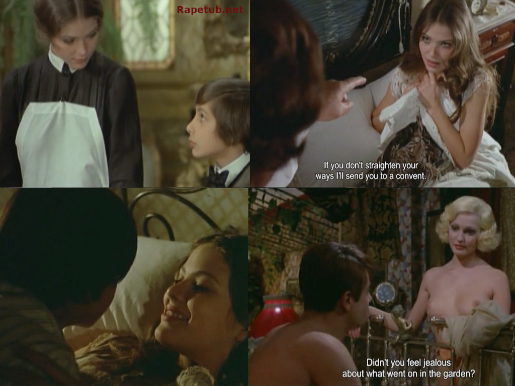 A young baron fall in love in a servant girl photo
