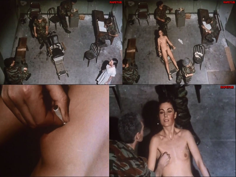 torture female nude inviting the soldiers tortured and raped girl by bottle...