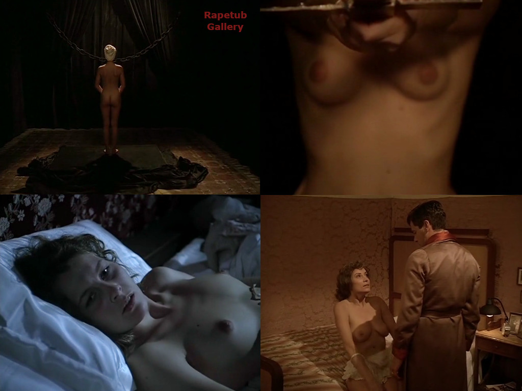 Lara Wendel in an ancient mansion in sexual scenes